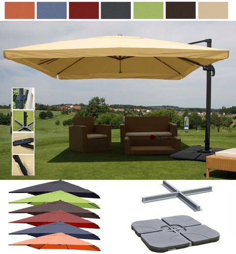 3x4 design sonnenschirm - 3x4, m